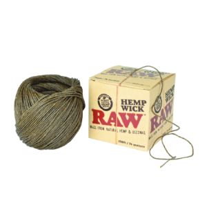 Raw Hemp Wick 250 ft - 1 Roll